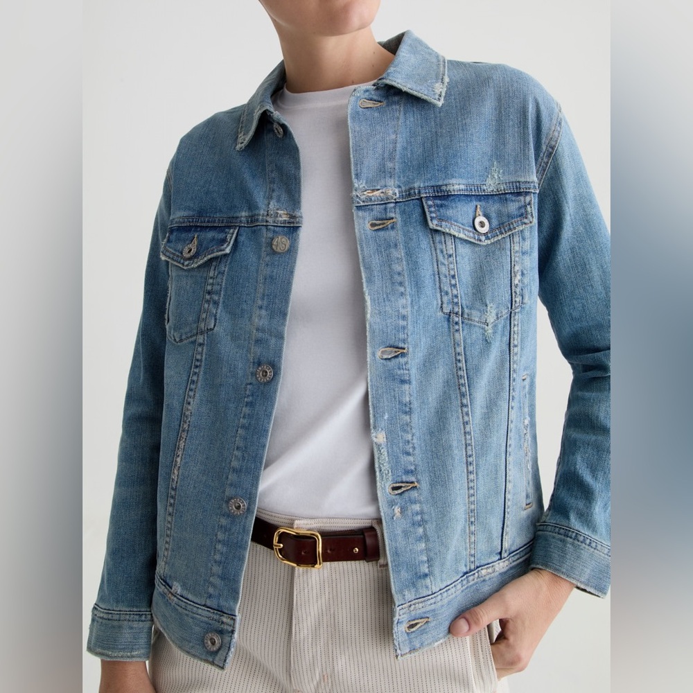 AG Oversized Nancy Jacket in 17 Years Grunge Small - Picture 12 of 12